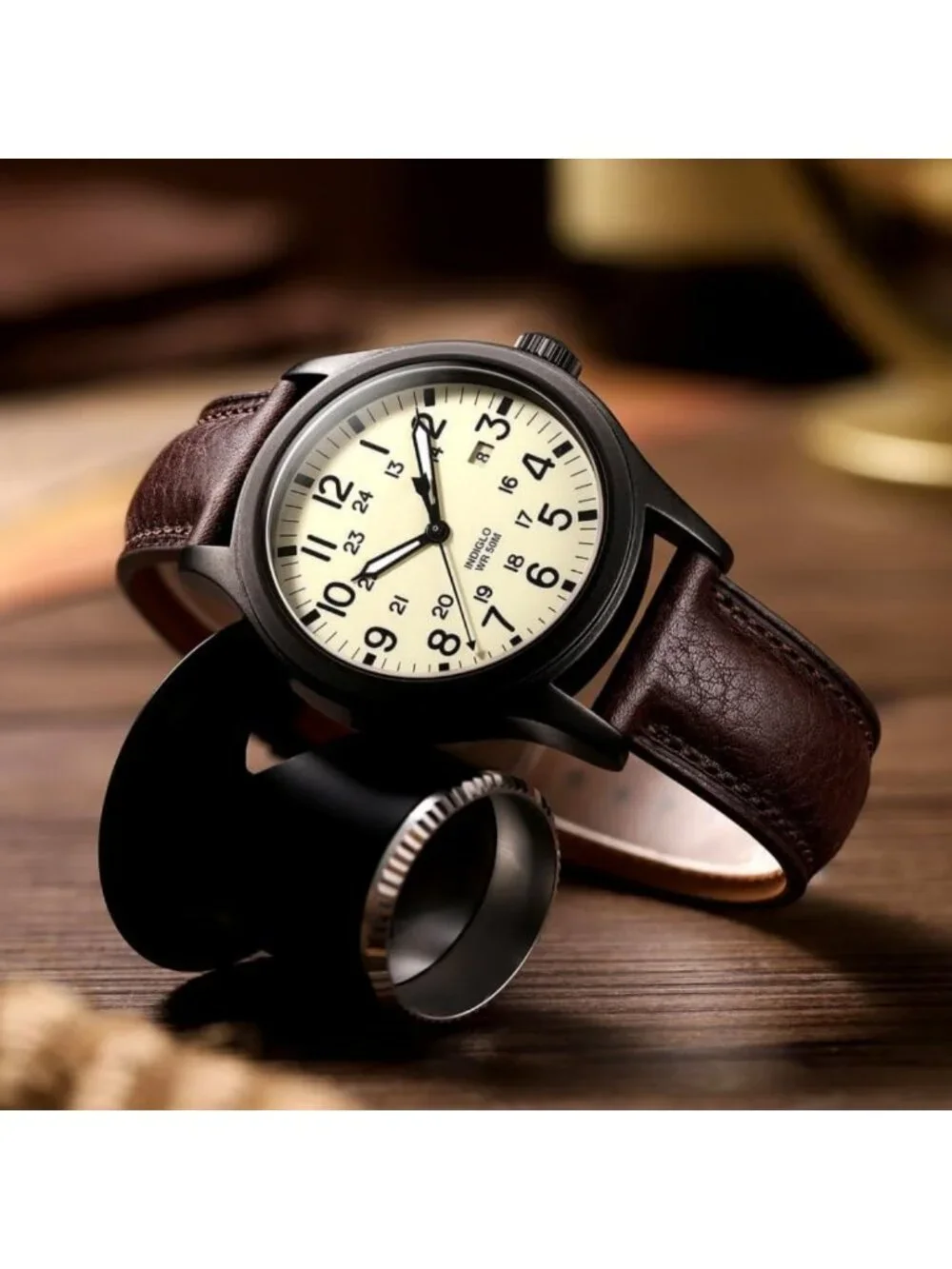 Italian Leather Watch Band - Vegetable-Tanned Full Grain, Quick Release